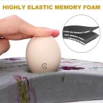 KUOSGM Ergonomic Mouse Pad Wrist Support 13 x 8 Inch,Black Design Memory Foam Mousepad with Wrist Rest Pain Relief & Non-Slip PU Base,Office PC Computer Mouse Pads for Wireless Mouse & Desk - Image 4